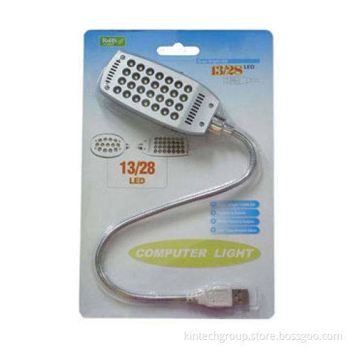Hot-selling USB lights with 28pcs LED lights, suitable reading light intensity and wavelength